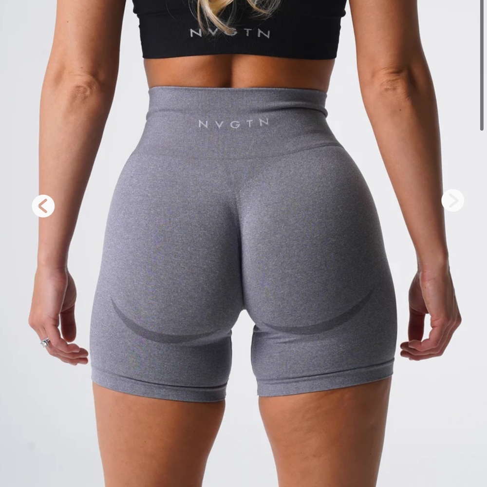 NWOT Nvgtn Grey Contour Seamless Short